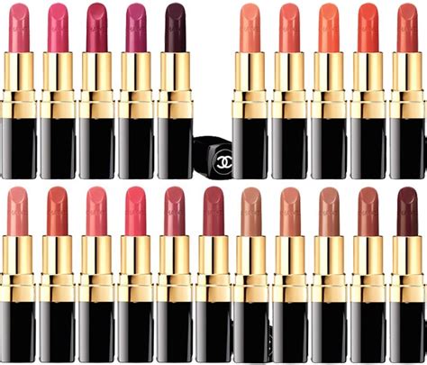 chanel lipstick colors.